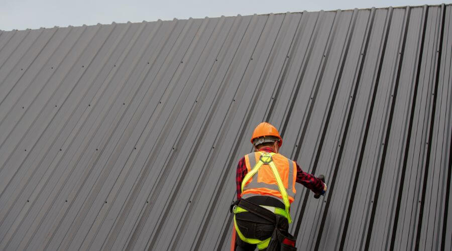 Professional metal roof installation services in Rew, PA